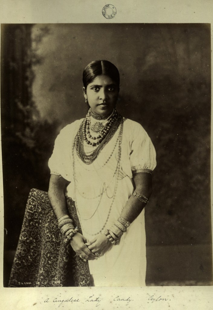 A Cingalese lady Candy, Ceylon